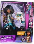 Кукла Cleo de Nile Ghouls Rule Monster High в маскарадном костюме
